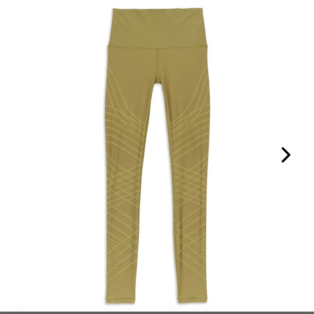 lululemon athletica Olive Green High-Waist Leggings